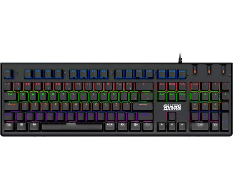TECLADO MECANICO GAMER USB NFe 35551 Cabral