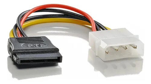 Cabo Adaptador fonte IDE para SATA