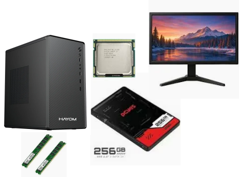 Computador I5 6500 16Gb Ram SSd 512Gb 500W + Monitor 19'