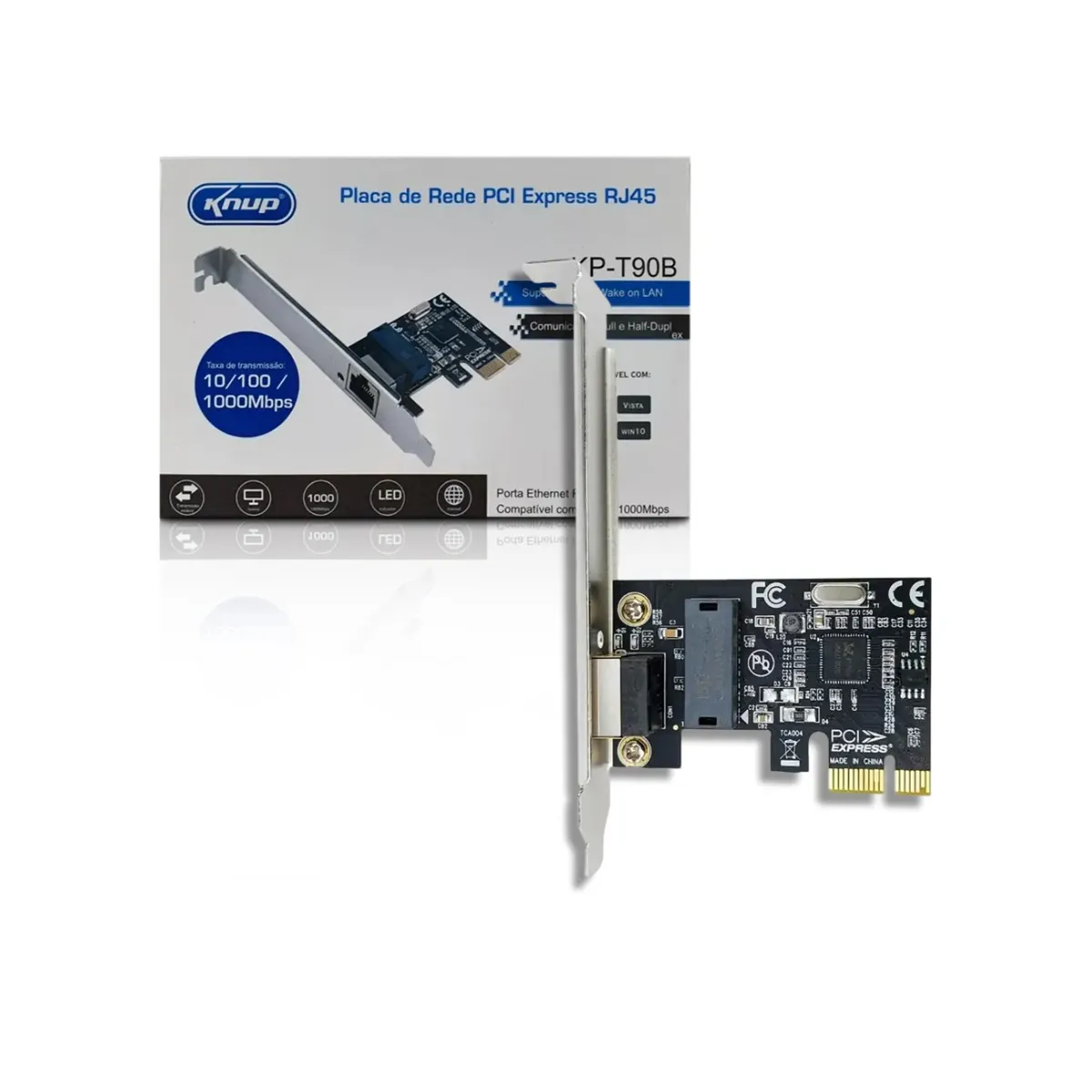 PLACA DE REDE RJ45 PCI-E - NFe 277499 ML