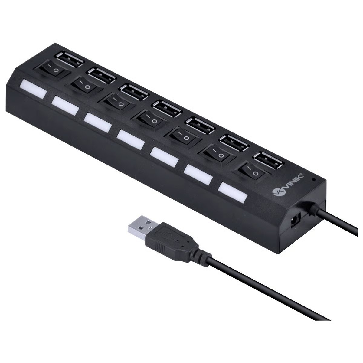 HUB USB 2.0 7 PORTAS HUV-40 - NFe 801438 Oderco