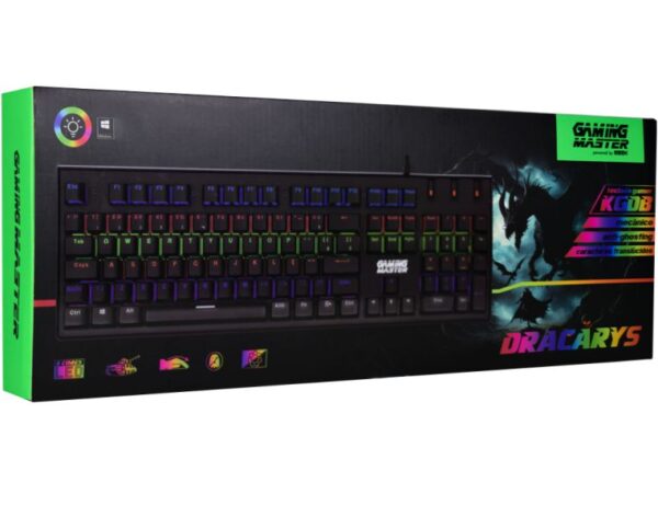 TECLADO USB GAMER MECANICO ILUMINACAO LED - Imagem 2