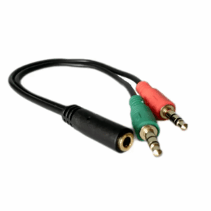 Cabo Adaptador 2 P2 Macho P/P3 Fêmea