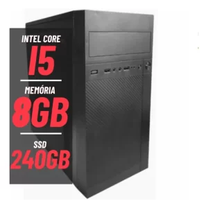 Computador de Trabalho I5, 8GB RAM, SSD 240GB, WIFI 5G