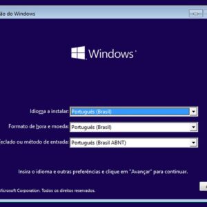 Instalação de Sistema Operacional Formatação com Backup
