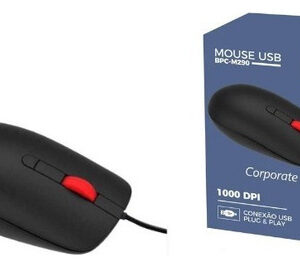 Mouse Usb M290 Brazilpc Cor Preto