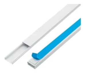 CANALETA PLAST 20X10X0,6MM 2M C/ ADESIVO