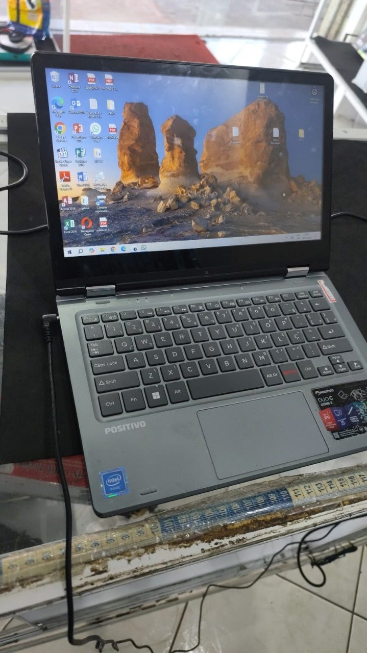 Computador Notebook USADO Positivo Motion Processador N4020 2.8Ghz 4GB RAM SSD 120GB Tela 11" com touch
