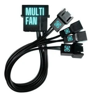 Cabo Adaptador Multi Fan IDE P/ 4 Coolers