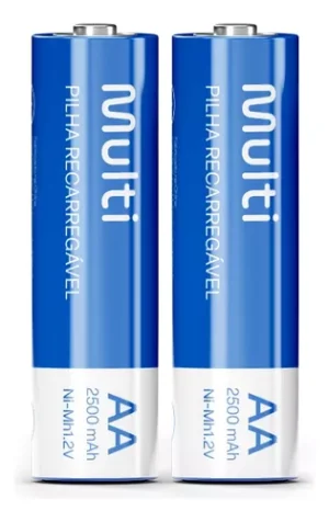 Pilha Recarregavel AA com 4