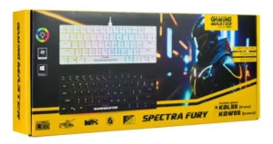 TECLADO GAMER MECANICO SPECTRAFURY BLACK KBL8 RBG