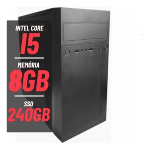 Computador de Trabalho I5, 8GB RAM, SSD 240GB, WIFI 5G