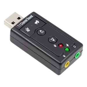 ADAPTADOR D AUDIO USB 2 P2 FONE E MICROFONE som