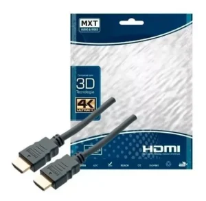 CABO HDMI 2.0V 4K 2K+3D 30AWG O.D:5,5MM DOURADO 1M MXT