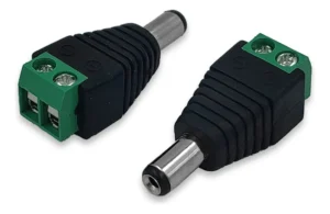 Conector P4 para alimentação de camera com borne