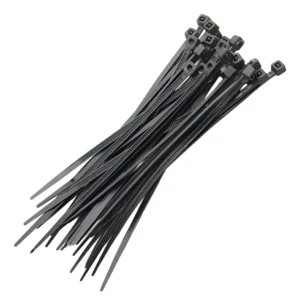 ABRACADEIRA DE NYLON 2,5MM X 200MM PRETO 100 PCS