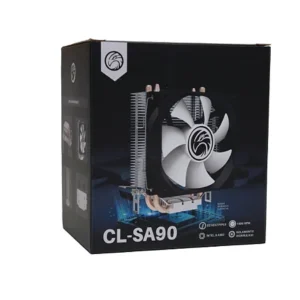 Cooler Vertical BRAZILPC Gamer CL-SA90 2 HEATPIPE 100W P/ INTEL/AMD (115x/1200/1700/AMx)