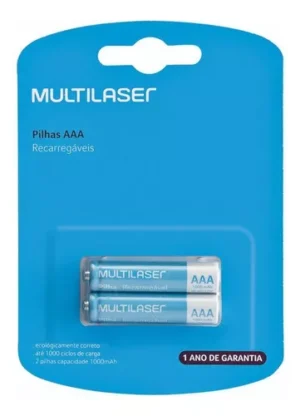 Pilha Recarregavel AAA