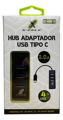 HUB USB EXTENSOR USB PADRÃO TIPO C - NFe 6837 Cabral